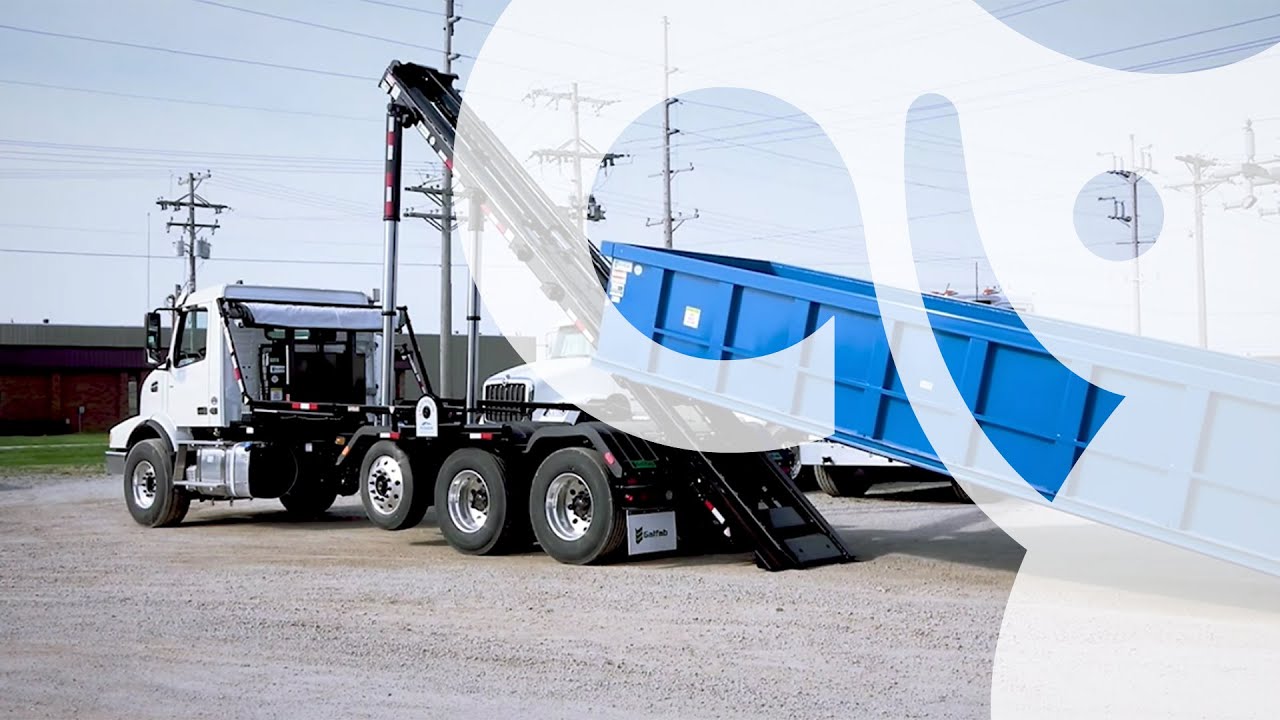 How to load & unload a container with GALFAB Cable Roll-Off hoist