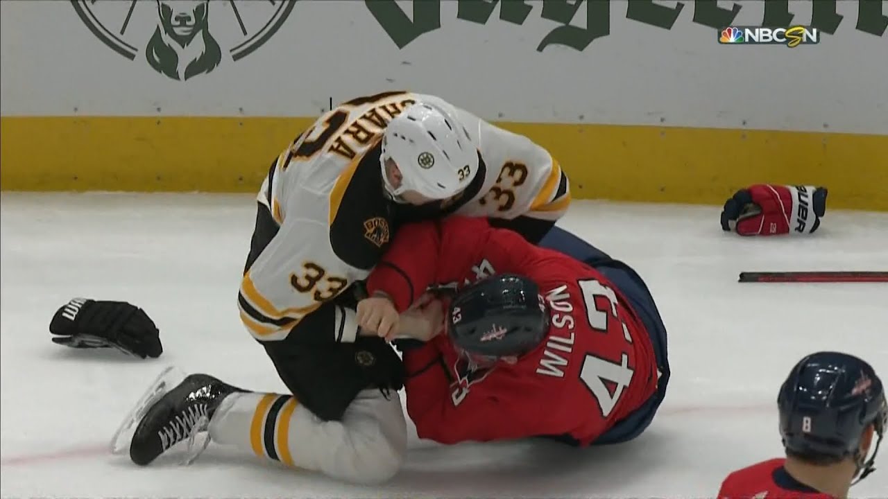 Zdeno Chara fights Tom Wilson 12/11/19