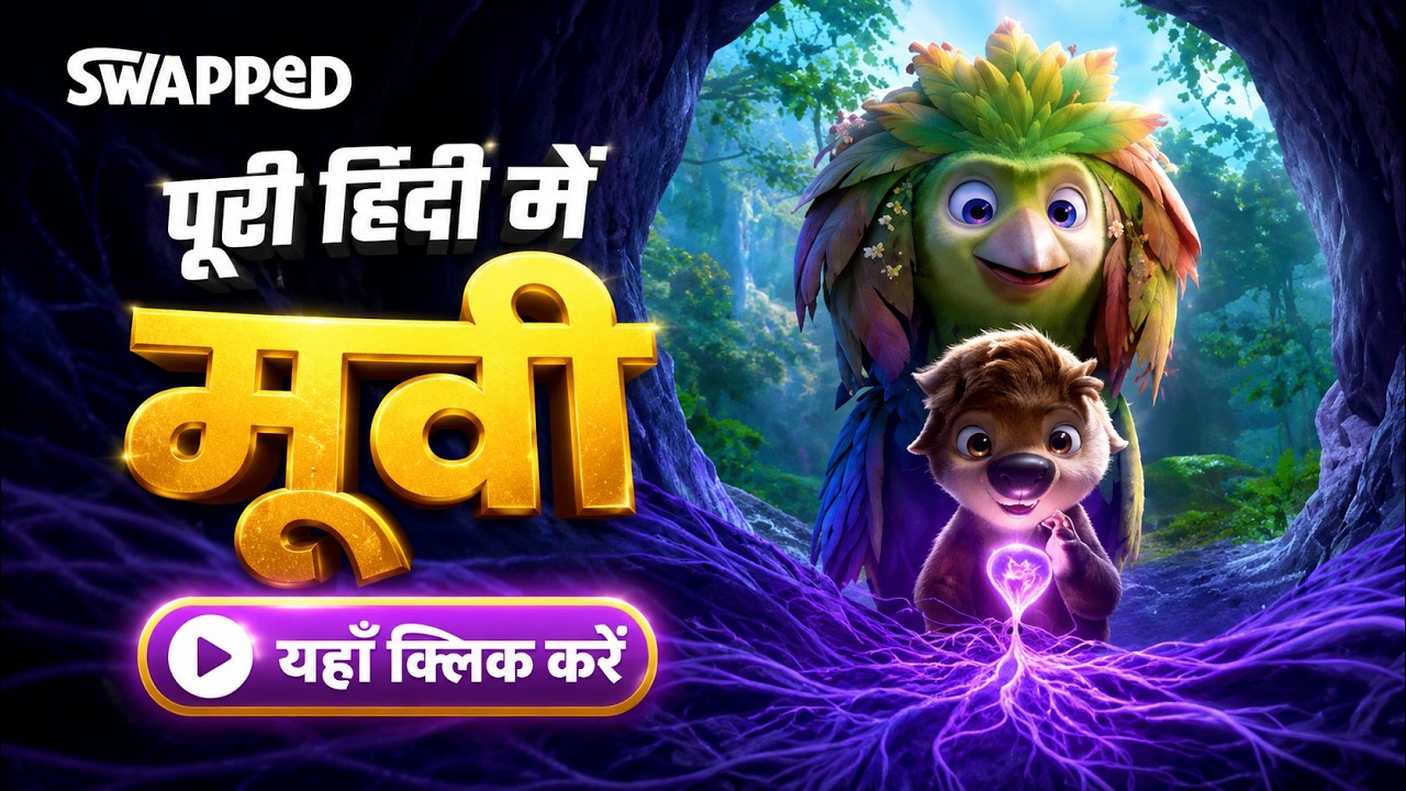 SWAPPED Movie In Hindi Full HD | Family Adventure Animation Movie | Watch Now |  Facts Review