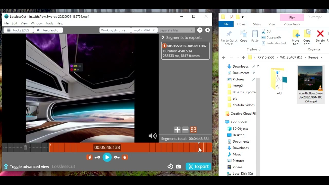 Trim Videos using LosslessCut