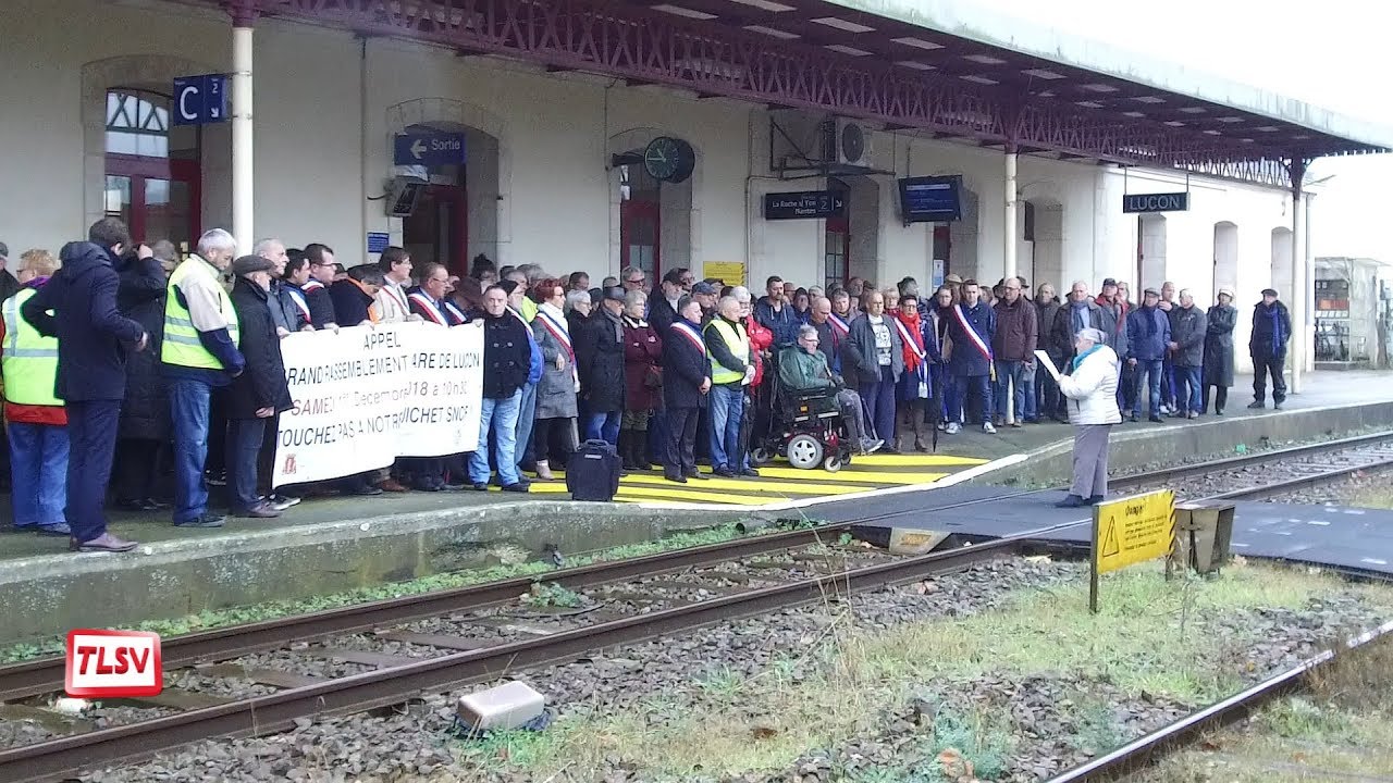 Luçon : les élus prêts à arrêter des TGV !