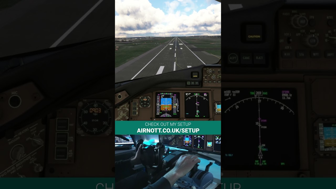 PMDG 777 - A Little Late on the Touchdown into Heathrow - MSFS 2020  #msfs #msfs2020 #aviation