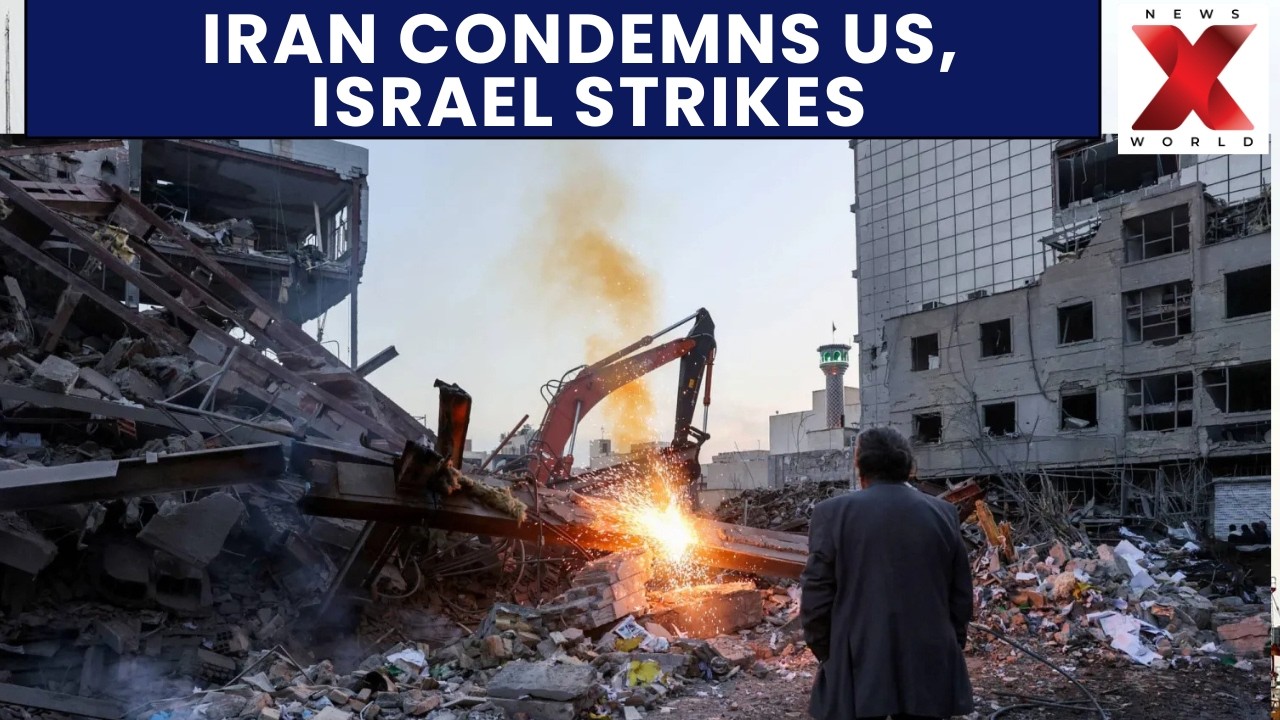 Iran accuses US, Israel of war crimes targeting civilians| NewsX World
