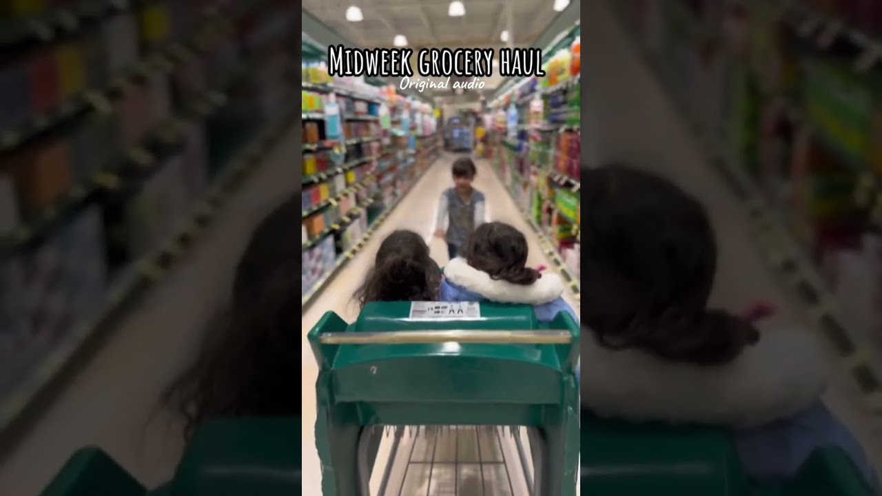 Quick & Easy Mid-Week Grocery haul: grabbing some essential for the week in 30 seconds!