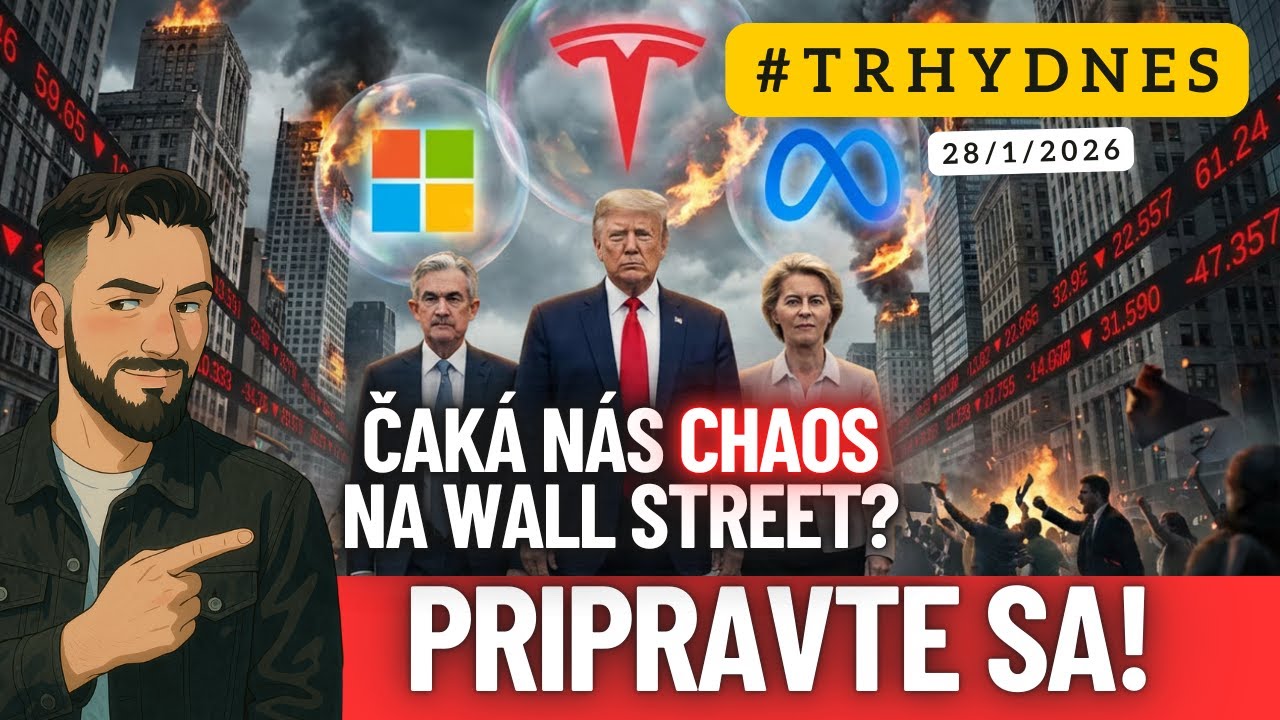 Pozor ⚠️ Dnešok môže priniesť CHAOS na Wall Street! 📈 #TRHYDNES