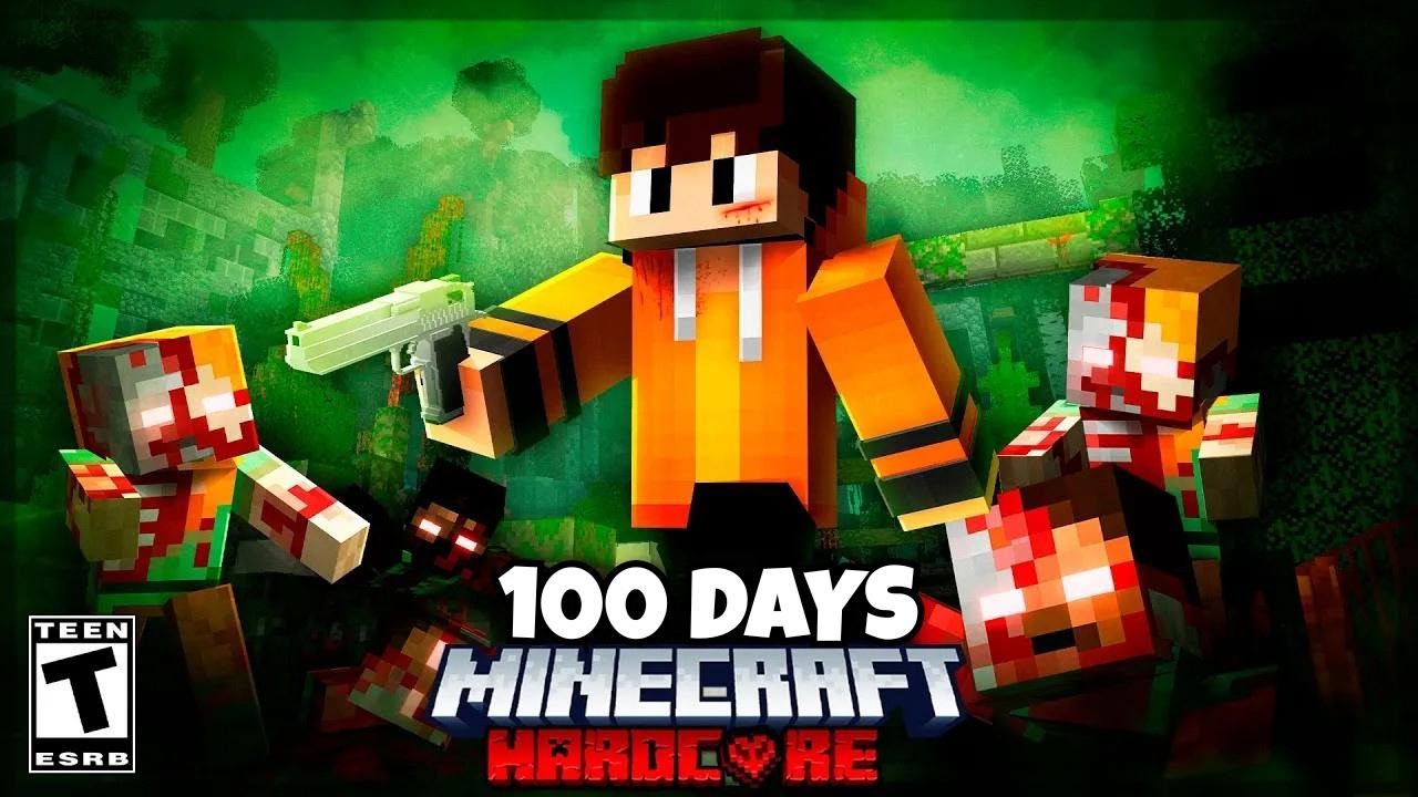 I Survived 100 Days in a Zombie Apocalypse in Minecraft's Latest Update – The Movie
