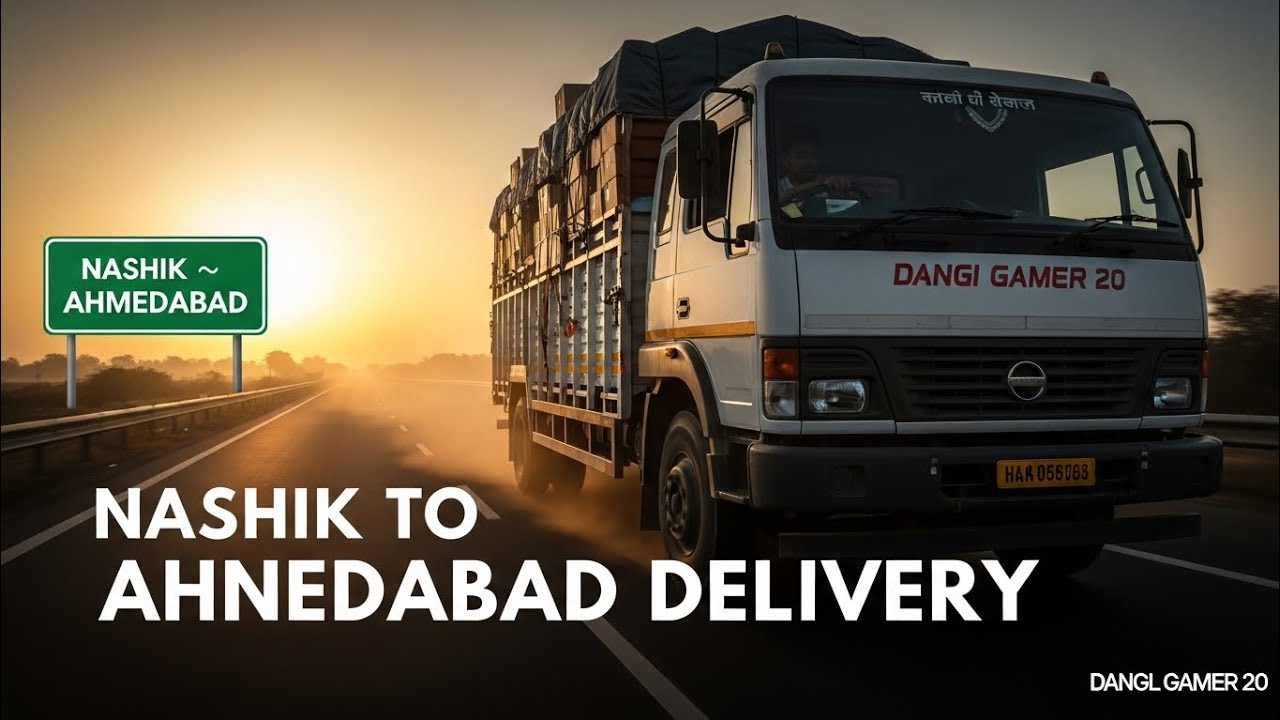 Delivery Truck Simulator Mobile - First LookGameplay🤯#newgame #trending dilevery-Nashik to Ahnedabad
