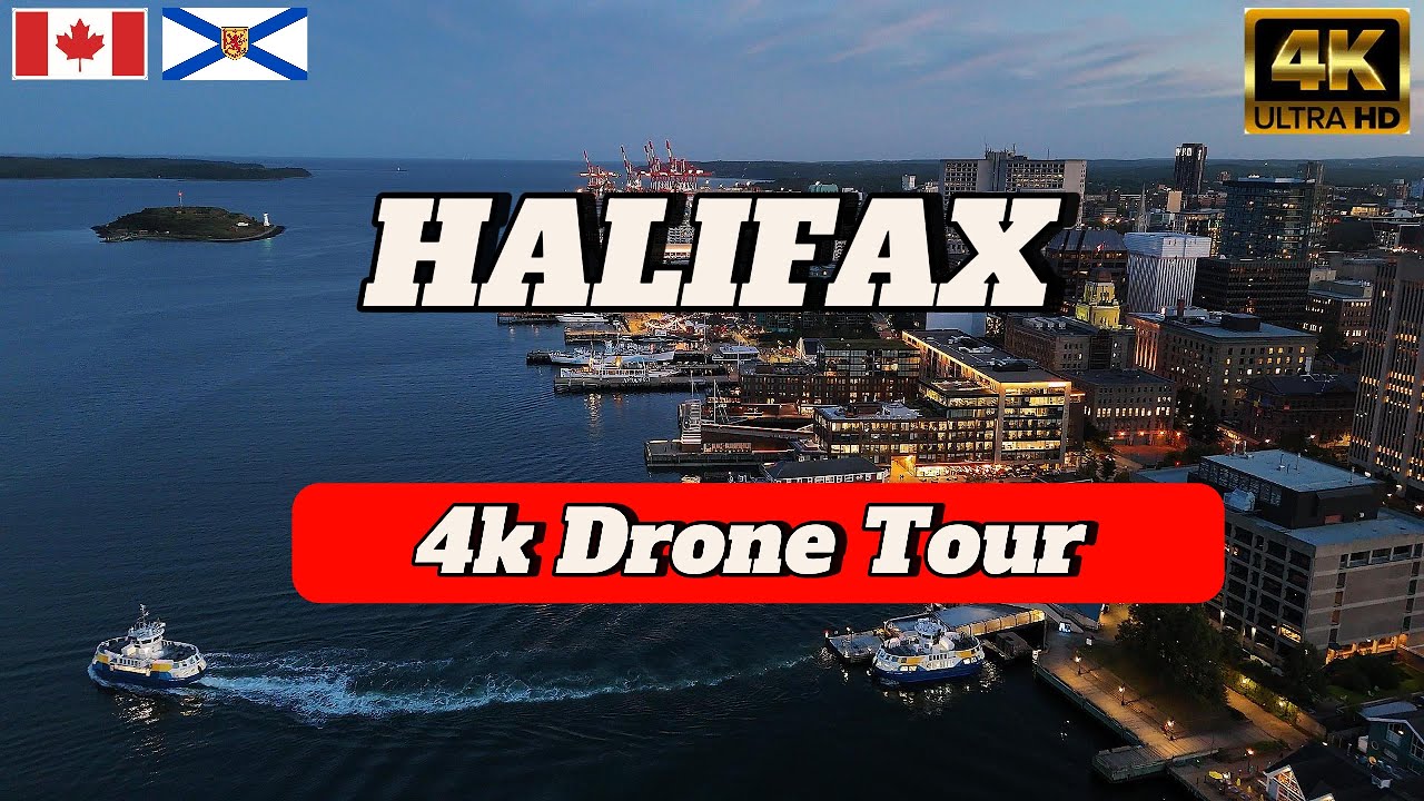 Галифакс с высоты • 4K дрон-тур над столицей Новой Шотландии