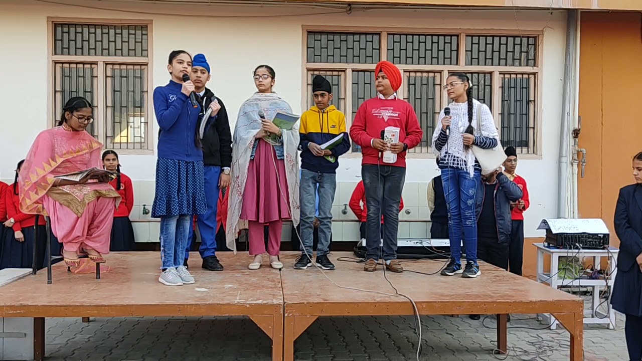 punjabi divas by st. kabir school sultanpur's students