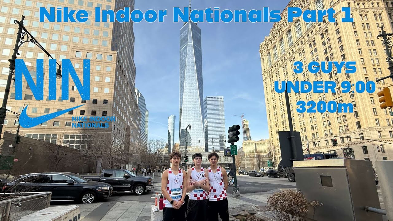 3 ЧЕЛОВЕКА ДО 9:00 3200 м | Nike Indoor Nationals Часть 1