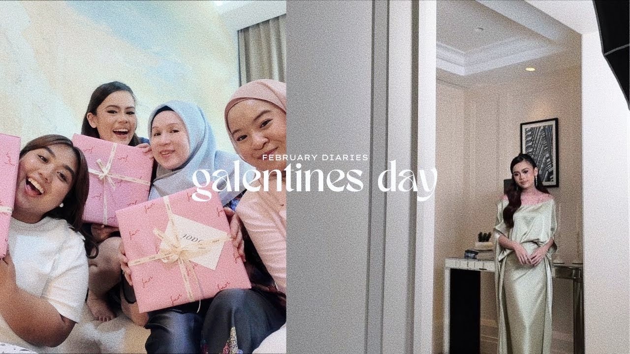 galentines gift giving & my first raya photoshoot!!! | february diaries 💌