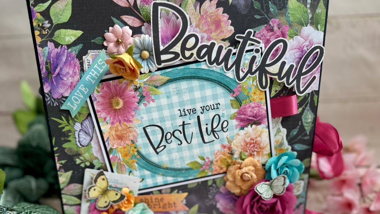 Présentation album photo scrapbooking pop-up 