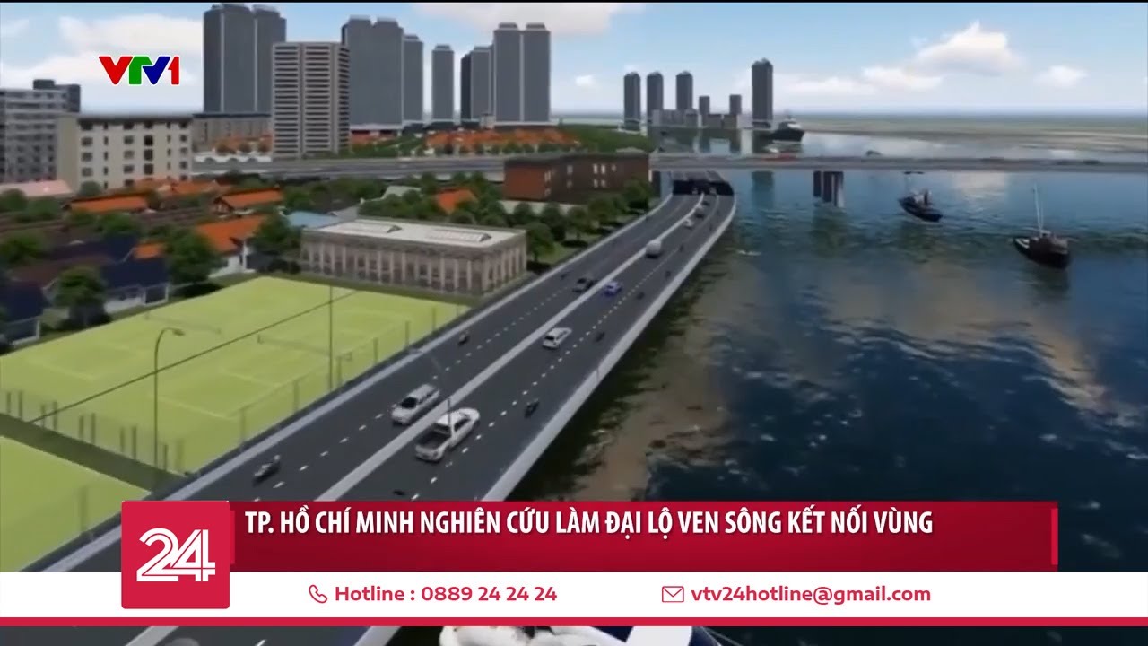 TP Hồ Chí Minh nghiên cứu làm đại lộ ven sông kết nối vùng | VTV24