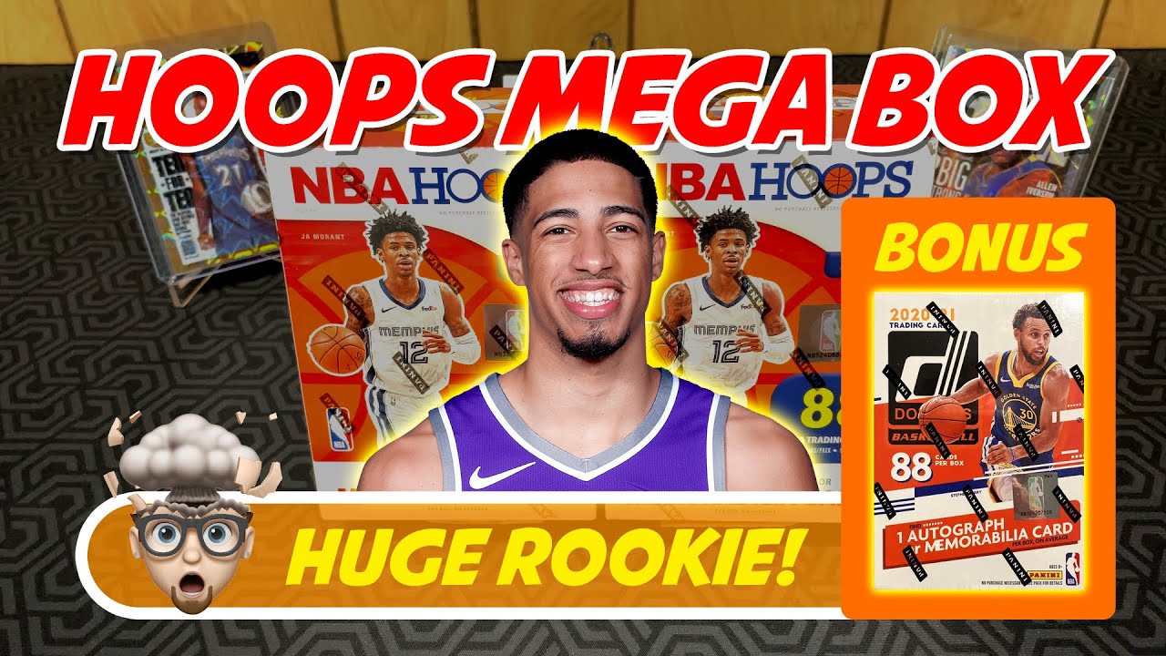 2020-21 Hoops Basketball Mega Box + 2020-21 Donruss Blaster Box! 🔥 THE FIRE IS BACK!