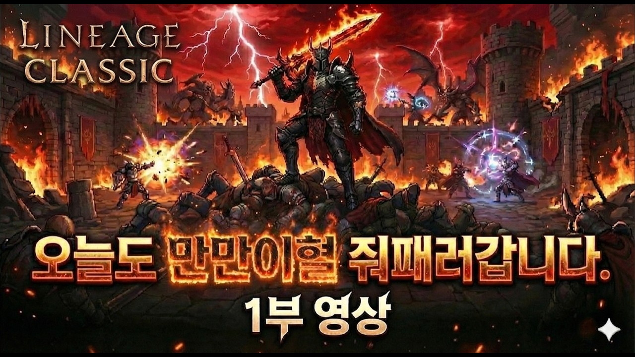 [리니지 클래식] 📌만만이혈 참교육 들어갑니다. 오늘도 💢시원하게 줘패고 왔습니다 (1부) 데포로쥬