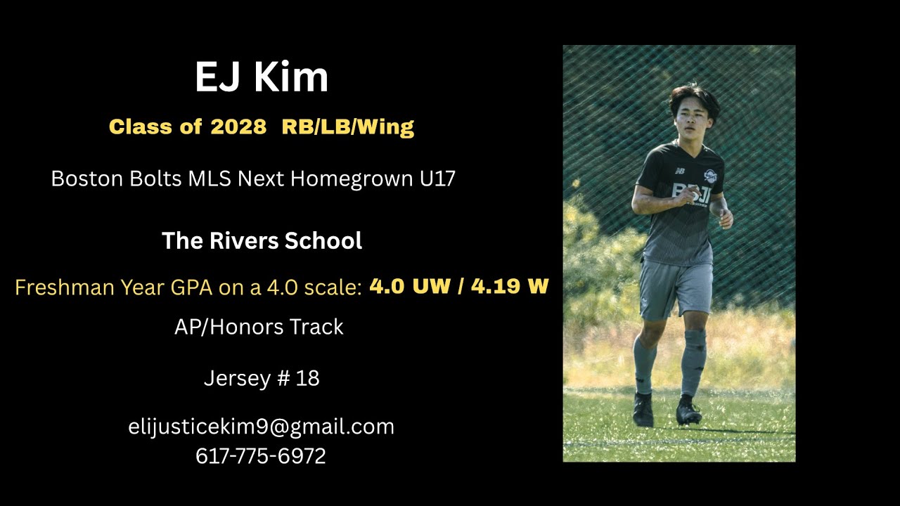 EJ Kim 2028 - Fall Season Sophomore Year highlights, U17 MLS Next Homegrown *Info in description*