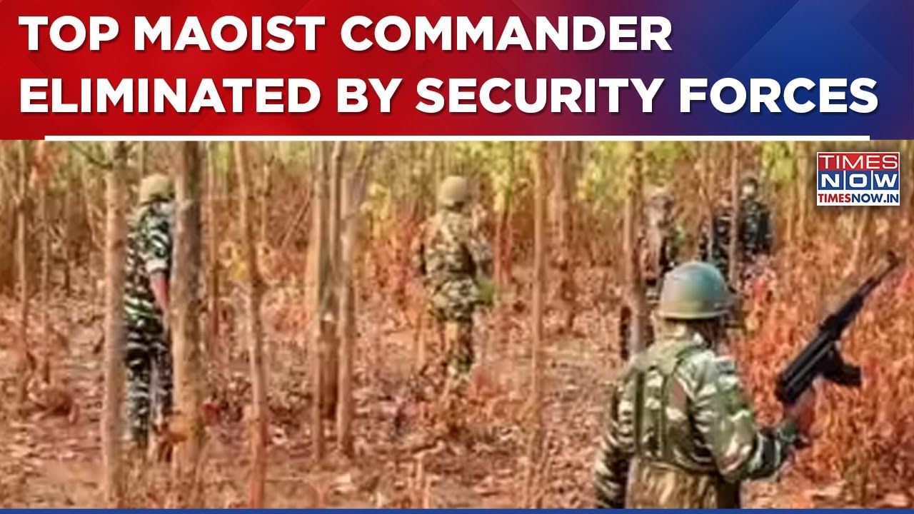 Crackdown On Red Terror: Top Maoist Commander Eliminated By Security Forces | All You Should Know