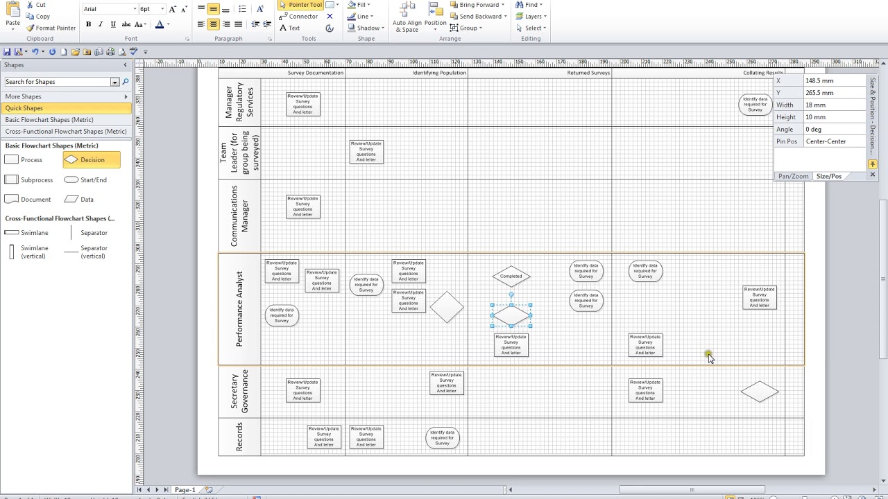 Microsoft Visio 2010 Mastering Series Video 19 Shapes