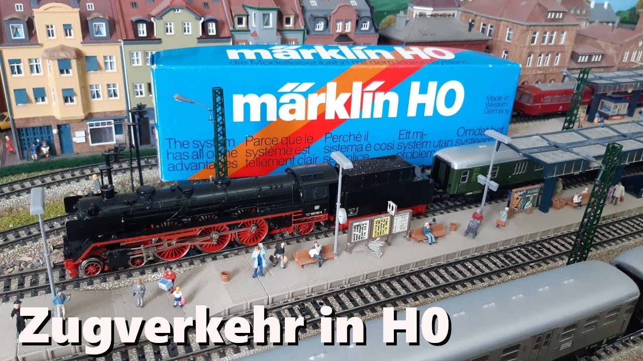 Zugfahrten auf der Modellbahn - Märklin M-Gleis Modelleisenbahn