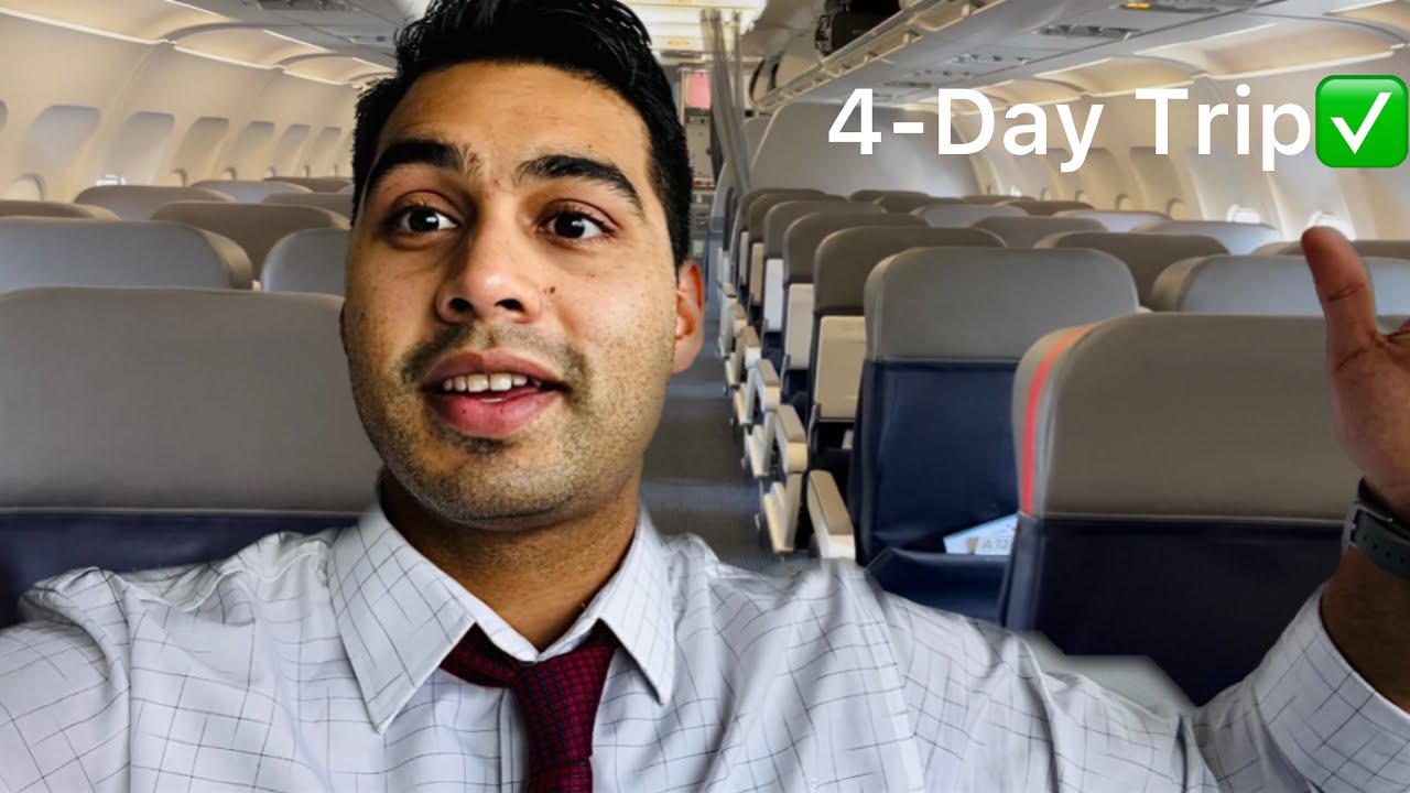 I Survived my 4-Day Reserve Trip! Flight Attendant Life