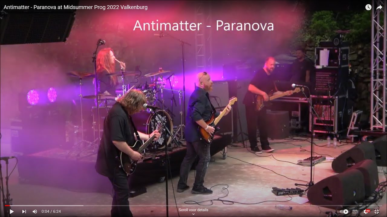 Antimatter - Paranova at Midsummer Prog 2022 Valkenburg