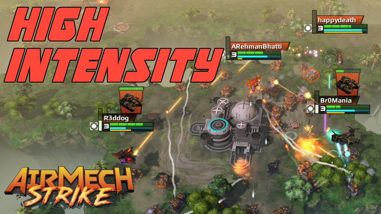 AirMech: High Tier, High Pace - R3ddog Br0mania v happydeath ARehmanBhatti - Duel