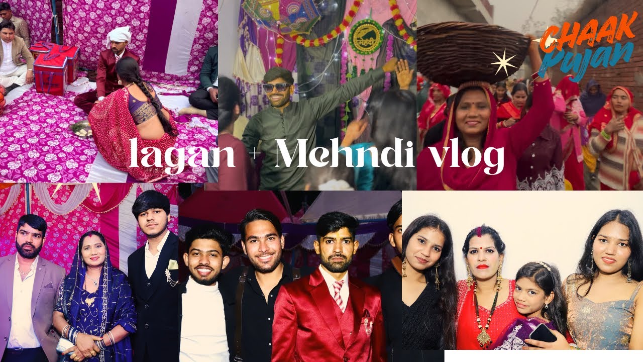 Lagan + Mehndi Event | Bohot dance kiya😂| Gao ki Shaadi ✨