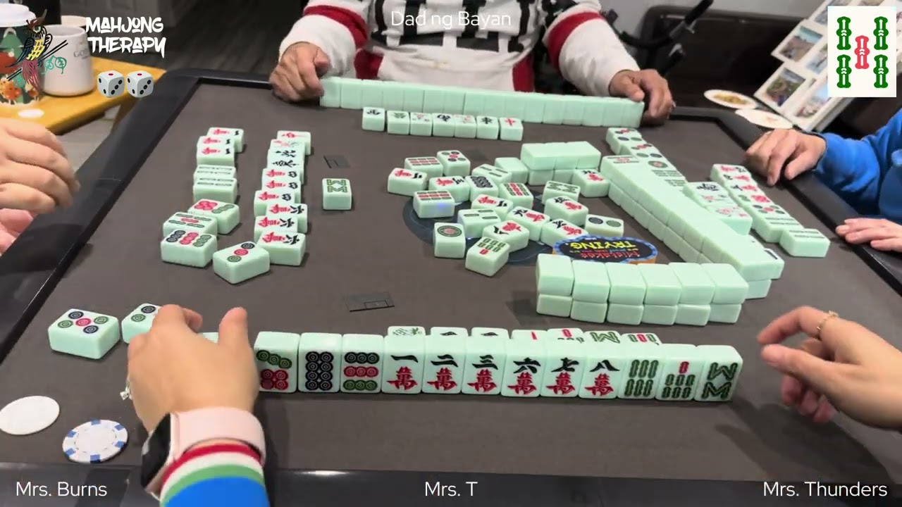 #614 Dec 11 2024 Best in assist si Mr Burns!☄️🔥 #mahjongtherapy #mahjong
