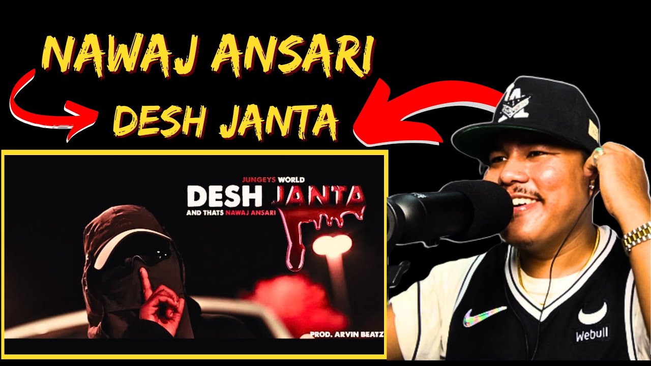 That's Real Emcee | Nawaj Ansari - DESH JANTA | Reaction