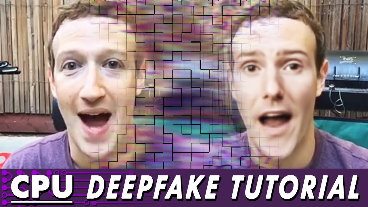 Учебное пособие по CPU Deepfake (видеокарта не требуется!)