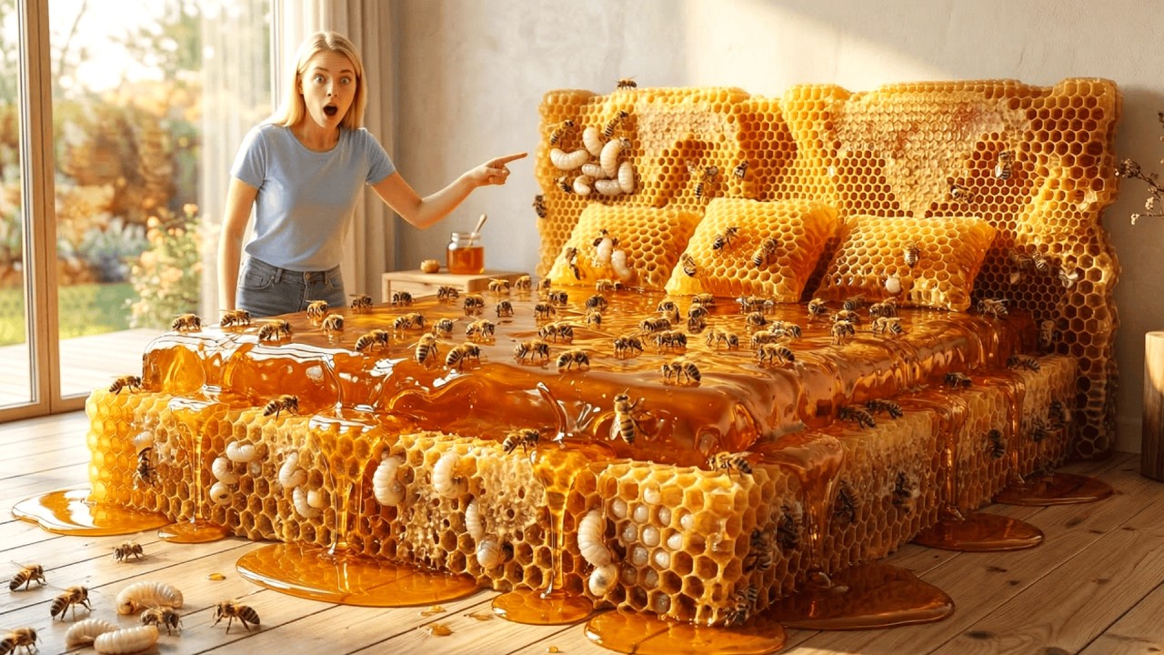 Which Fantasy Dream Bed Would You Choose? 🍯🛏️✨Oddly Satisfying AI ASMR
