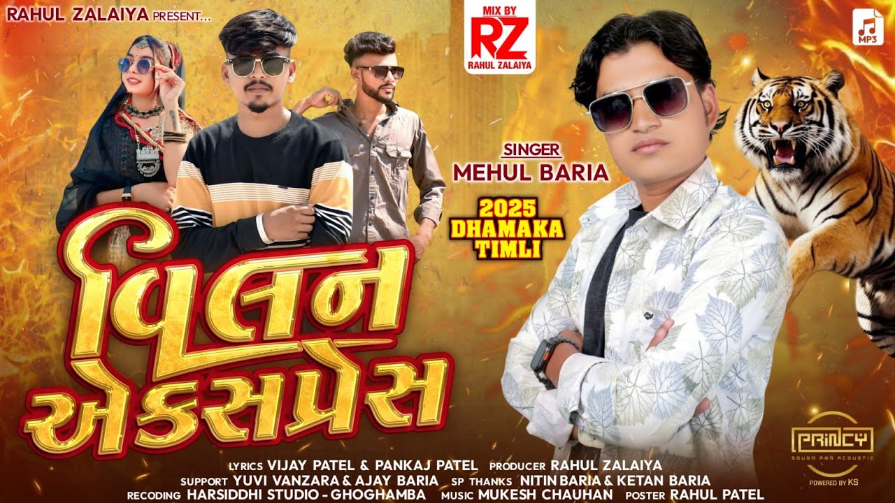 વિલન એક્સપ્રેસ | Villain Express | Mehul Baria New Timli 2025 | Dj Spacial New Gujarati Timli 2025