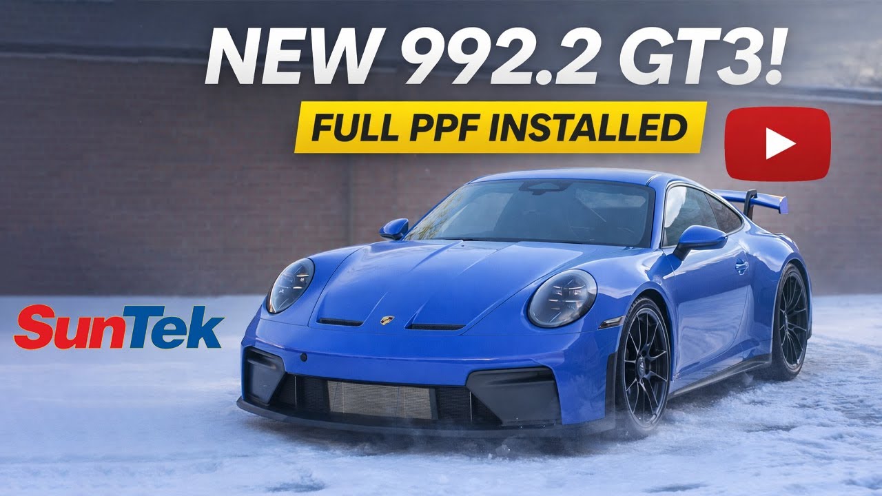 Near-Invisible Paint Protection for New Porsche GT3 | Full Process (ASMR)