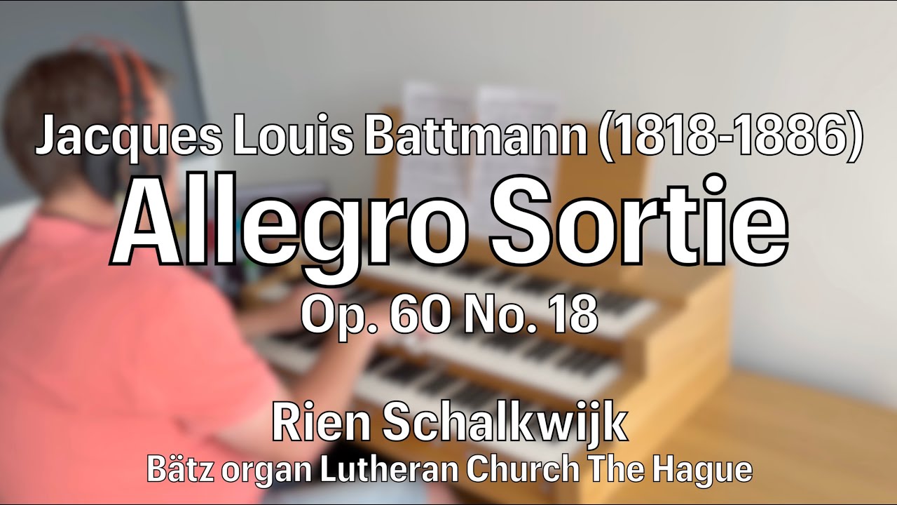 Friday Fun: Allegro Sortie (Op. 60 No. 18) | Jacques Louis Battmann (1818-1886) | By Rien