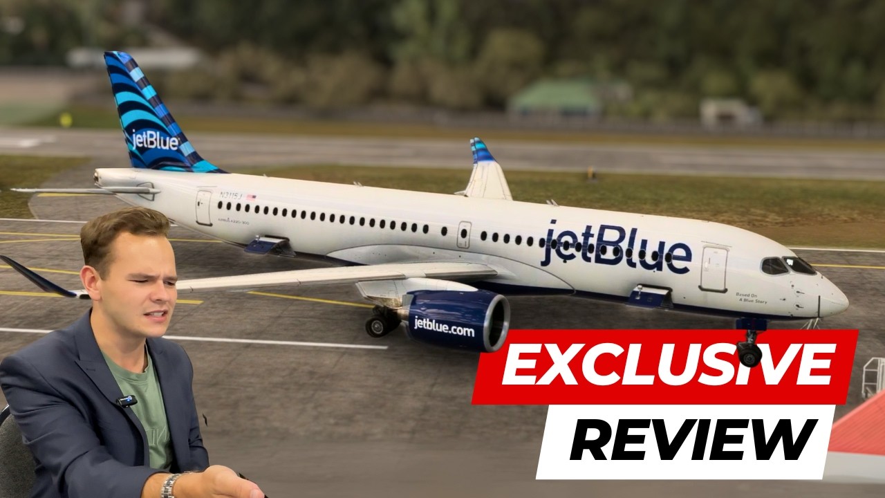 I Flew The NEW MIND-BLOWING MSFS Airbus A220 (i crashed it)
