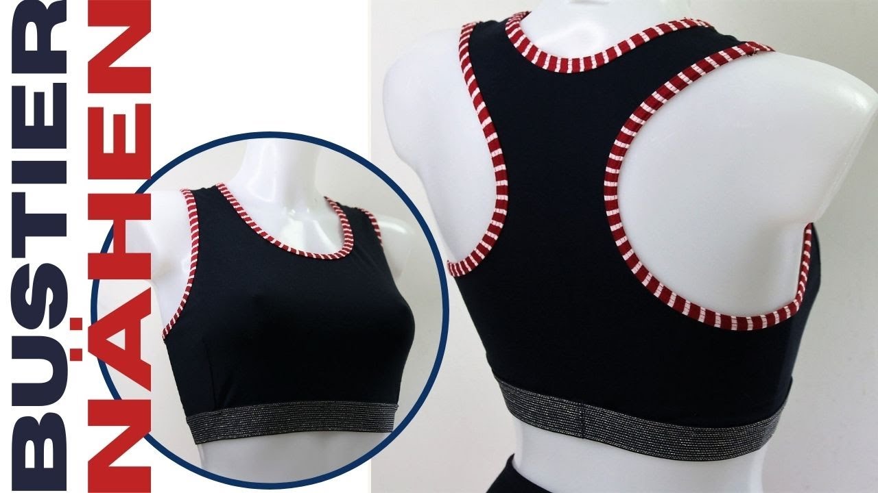 Bustier mit Racerback nähen: Anleitung & Schnittmuster