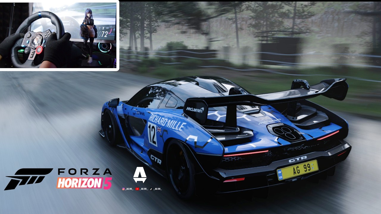 MCLAREN SENNA 2018 - FORZA HORIZON 5 | logitech g29 steering wheel