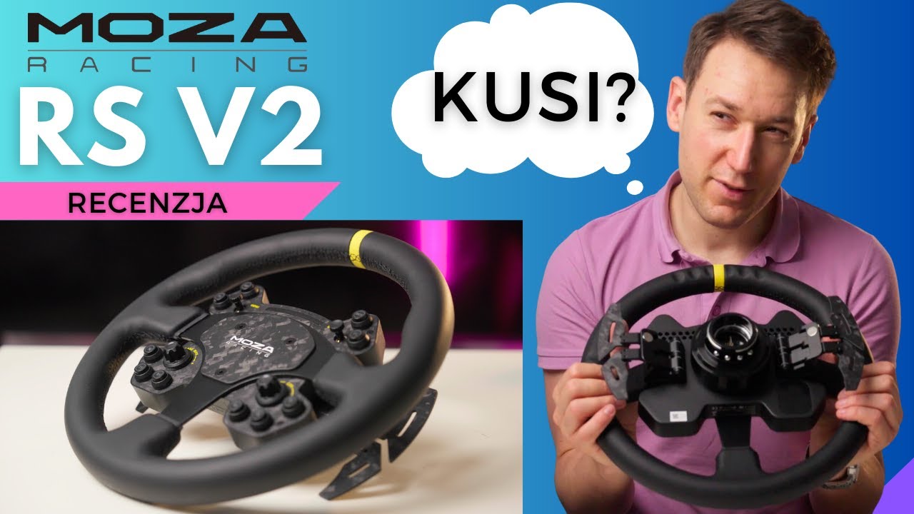 Moza z wyższej p&oacute;łki? Czy ja wiem? Recenzja kierownicy Moza RS V2.