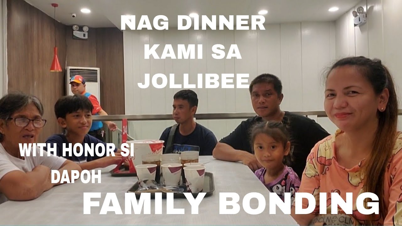 NAG DINNER KAMI SA JOLLIBEE PANGAKO NI RJ KAY TALALAY/WITH HONOR SI DAPOH FAMILY BONDING 
