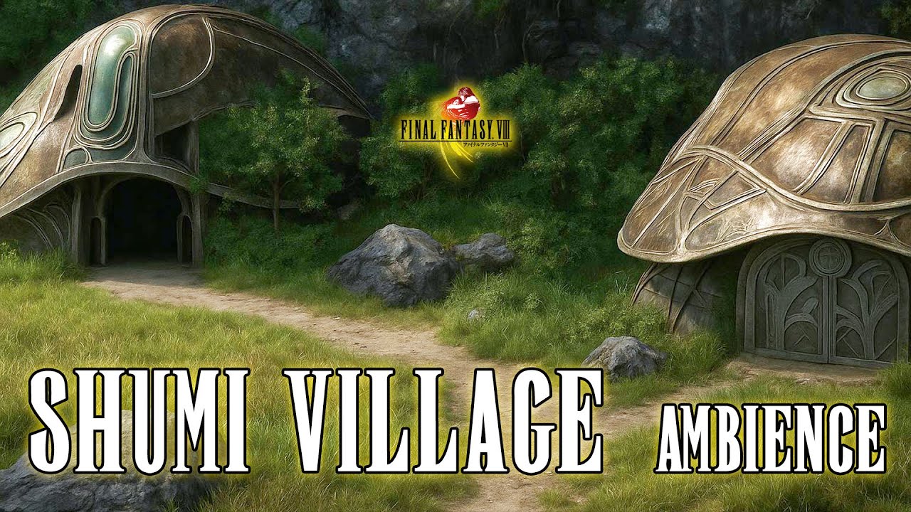 SHUMI VILLAGE Ambience - FINAL FANTASY VIII | 90 minutes to relax your mind 🌃 Study and work Music 📚