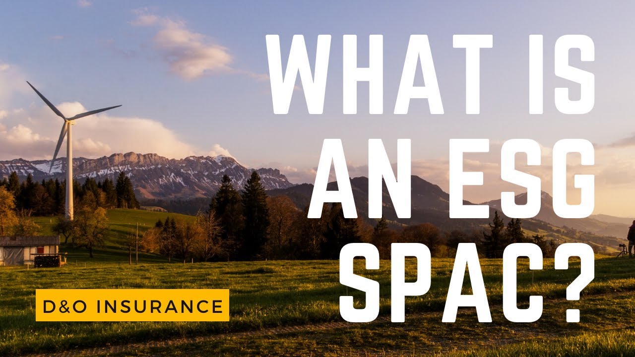 What is an ESG SPAC?