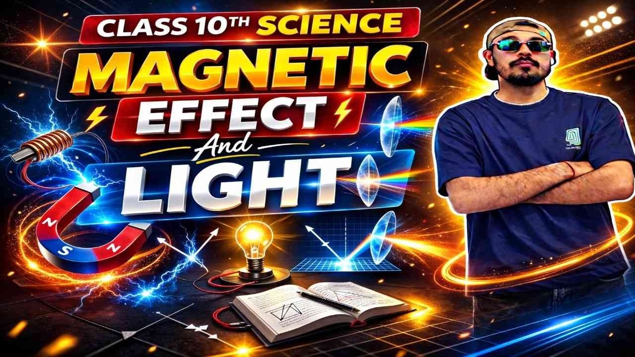 Class 10 Science Magnetic Effects of Electric Current + Light Reflection and Refraction | Full Chapt