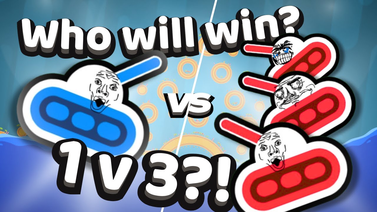 Can I win a 1v3 match? #rbr #rocketbotroyale #indie