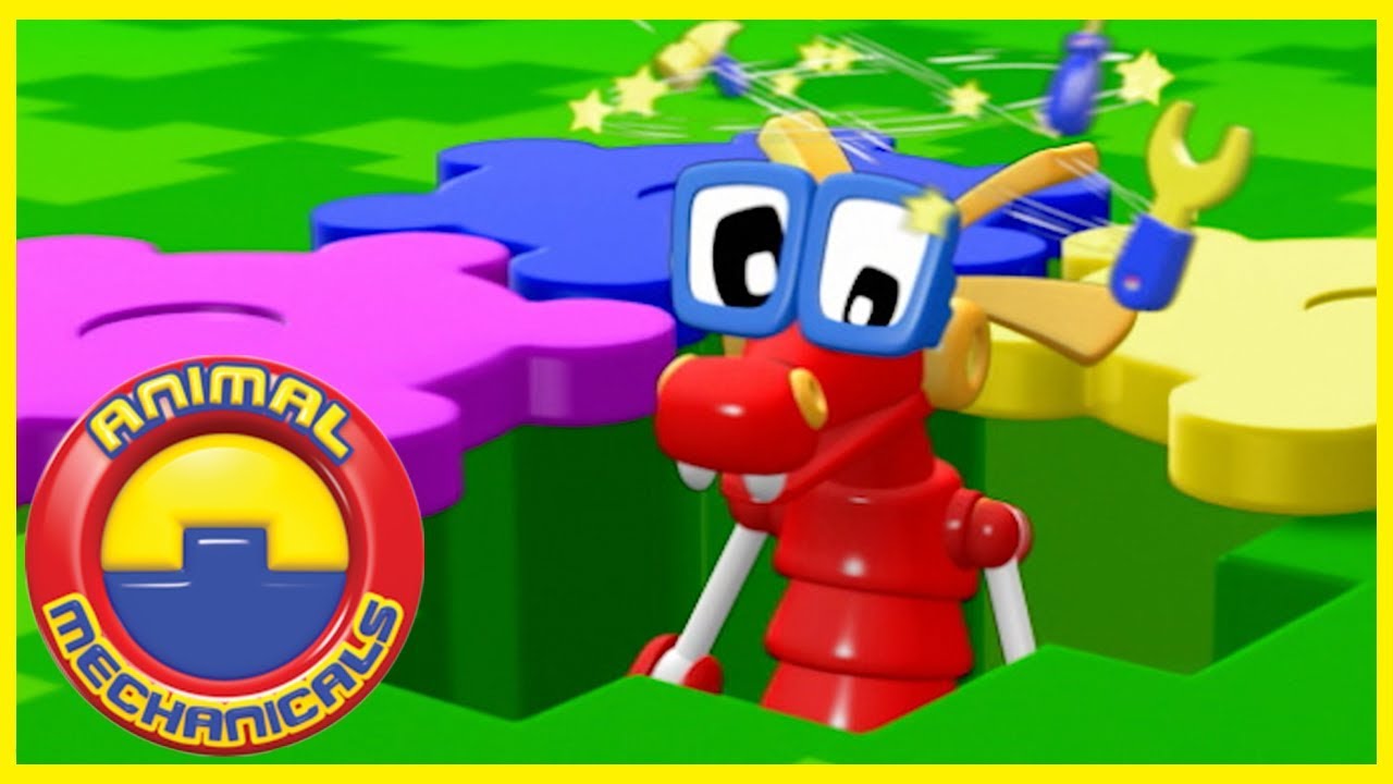 Animales Mecanimales 🐸🤖 S01E01 🤖🐸 Caricaturas para niños