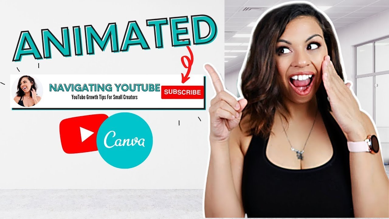 EASY! Custom YouTube Animated Subscribe Button In Canva Pro
