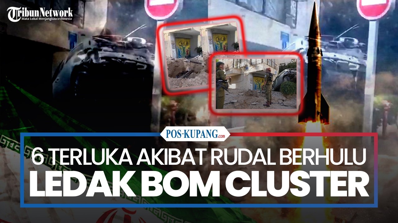 6 Warga Israel Terluka Akibat Rudal Bom Cluster Iran di Israel