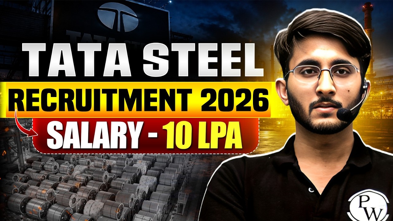 TATA Steel Recruitment 2026 |  Eligibility, Salary, Selection, Apply Process & Last Date