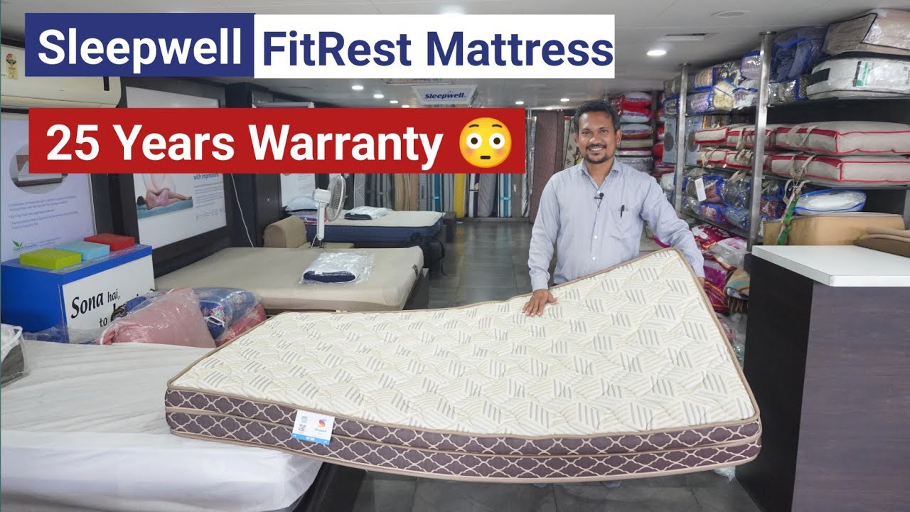 Sleepwell Pro FitRest Luxury Mattress Review! 25 Years Warranty Sleepwell Memory foam Mattress !