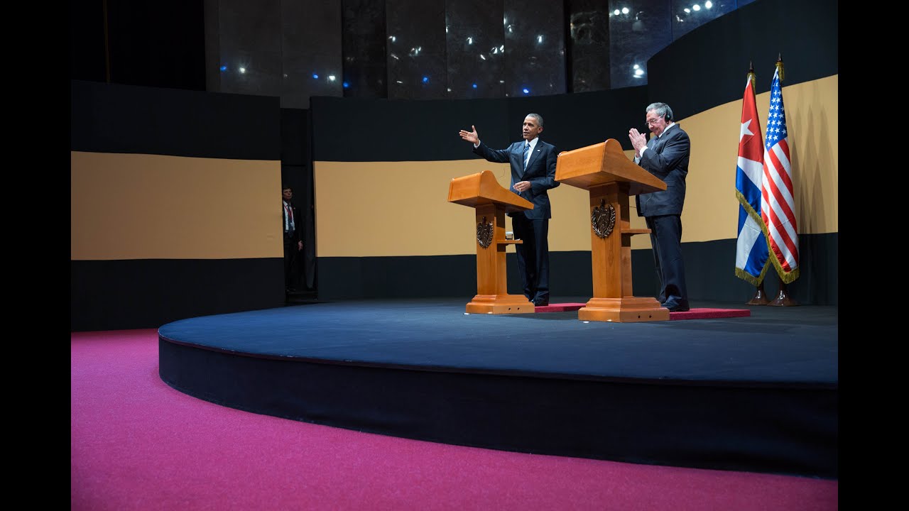 President Obama and President Raul Castro of Cuba Hold a Joint Press Conference