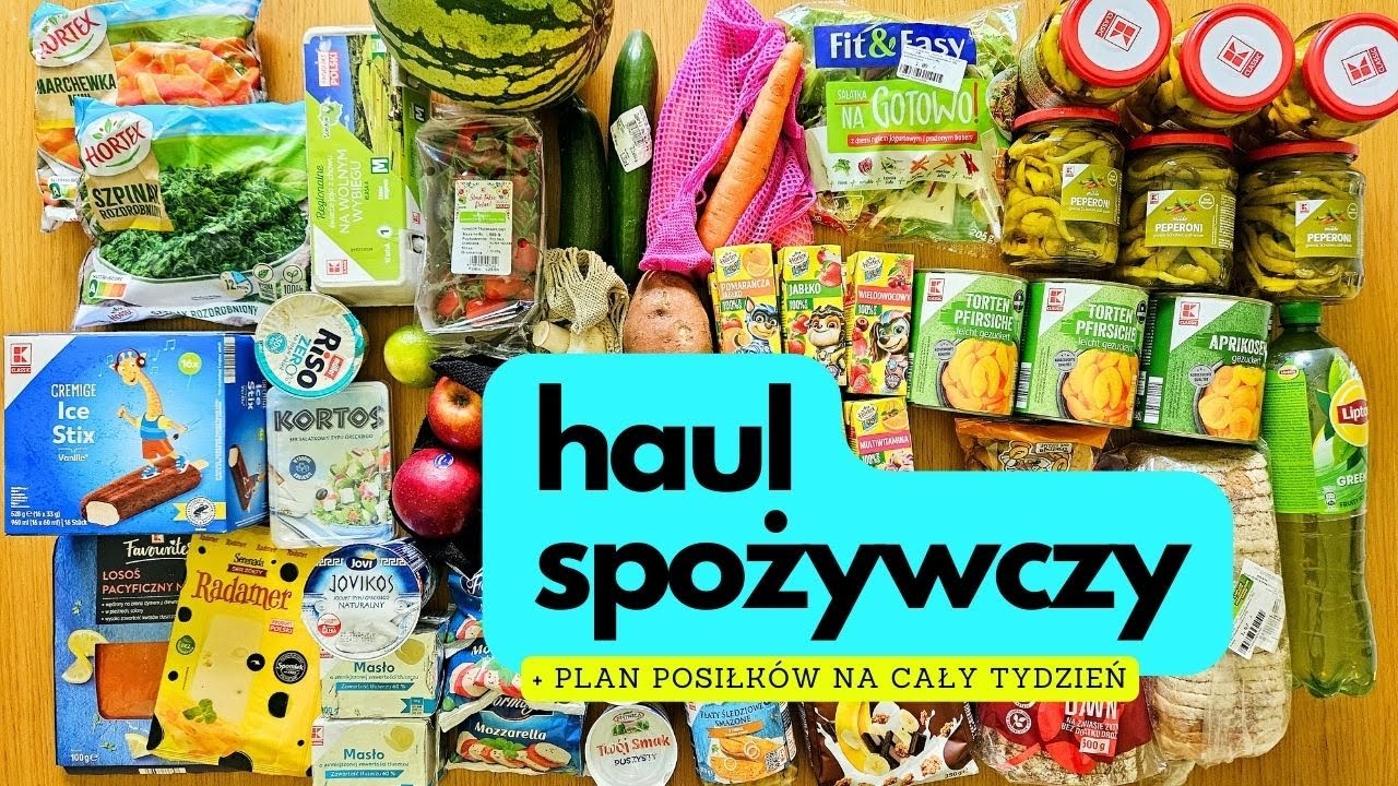 Dużo produktów z krótkim terminem z Kauflandu! | zakupy spożywcze i plan posiłków na cały tydzień